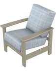 Leeward Deep Seat Stationary Arm Chair