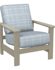 Leeward Deep Seat Stationary Arm Chair
