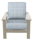 Leeward Deep Seat Stationary Arm Chair