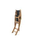 HiTeak Stella Teak Armless Patio Round Bistro Set 3PC