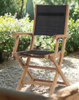 HiTeak Stella Teak Outdoor Folding Armchair