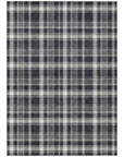 Addison Rugs Still Bloom Black Washable Indoor-Outdoor Rug