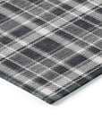 Addison Rugs Still Bloom Black Washable Indoor-Outdoor Rug