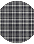Addison Rugs Still Bloom Black Washable Indoor-Outdoor Rug