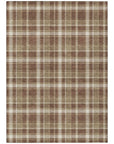 Addison Rugs Still Bloom Brown Washable Indoor-Outdoor Rug