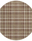 Addison Rugs Still Bloom Brown Washable Indoor-Outdoor Rug