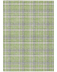 Addison Rugs Still Bloom Green Washable Indoor-Outdoor Rug