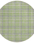 Addison Rugs Still Bloom Green Washable Indoor-Outdoor Rug
