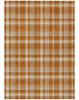 Addison Rugs Still Bloom Orange Washable Indoor-Outdoor Rug