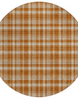 Addison Rugs Still Bloom Orange Washable Indoor-Outdoor Rug