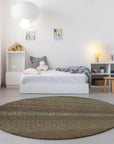 Addison Rugs Stripes Brown Washable Indoor-Outdoor Rug
