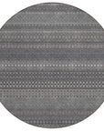 Addison Rugs Stripes Grey Washable Indoor-Outdoor Rug