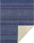 Addison Rugs Stripes Navy Washable Indoor-Outdoor Rug