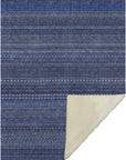 Addison Rugs Stripes Navy Washable Indoor-Outdoor Rug