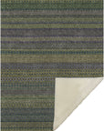 Addison Rugs Stripes Olive Washable Indoor-Outdoor Rug