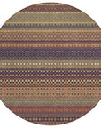 Addison Rugs Stripes Paprika Washable Indoor-Outdoor Rug