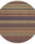 Addison Rugs Stripes Paprika Washable Indoor-Outdoor Rug