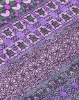 Addison Rugs Stripes Purple Washable Indoor-Outdoor Rug