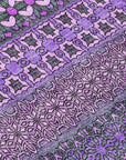Addison Rugs Stripes Purple Washable Indoor-Outdoor Rug