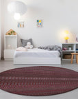 Addison Rugs Stripes Red Washable Indoor-Outdoor Rug