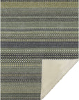 Addison Rugs Stripes Sage Washable Indoor-Outdoor Rug