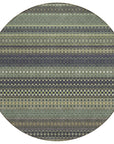Addison Rugs Stripes Sage Washable Indoor-Outdoor Rug