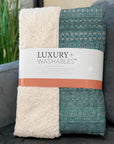 Addison Rugs Stripes Teal Washable Indoor-Outdoor Rug