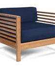 HiTeak Summer Teak Outdoor Club Chair Sunbrella Cushion