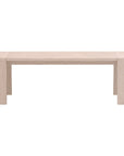 Sur Wooden Backless Outdoor Dining Bench-Outdoor Benches-Essentials For Living-LOOMLAN
