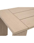 Sur Wooden Backless Outdoor Dining Bench - Luxury Outdoor Living - view 6