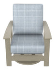 Leeward Deep Seat Swivel Hidden Motion Arm Chair