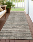 Addison Rugs Taelain Brown Washable Indoor-Outdoor Rug