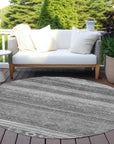 Addison Rugs Taelanor Gray Washable Indoor-Outdoor Rug