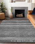 Addison Rugs Taelanor Gray Washable Indoor-Outdoor Rug