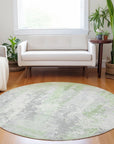 Addison Rugs Taelara Green Washable Indoor-Outdoor Rug