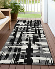 Addison Rugs Taelaris Black Washable Indoor-Outdoor Rug