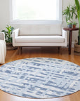 Addison Rugs Taelaris Blue Washable Indoor-Outdoor Rug