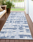 Addison Rugs Taelaris Blue Washable Indoor-Outdoor Rug
