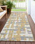 Addison Rugs Taelaris Gold Washable Indoor-Outdoor Rug