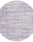 Addison Rugs Taelaris Purple Washable Indoor-Outdoor Rug
