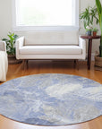 Addison Rugs Taelas Blue Washable Indoor-Outdoor Rug