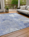 Addison Rugs Taelas Blue Washable Indoor-Outdoor Rug