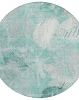 Addison Rugs Taelas Teal Washable Indoor-Outdoor Rug