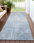 Addison Rugs Taelion Blue Washable Indoor-Outdoor Rug