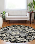Addison Rugs Taelira Black Washable Indoor-Outdoor Rug