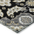 Addison Rugs Taelira Black Washable Indoor-Outdoor Rug