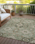 Addison Rugs Taelira Green Washable Indoor-Outdoor Rug