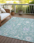 Addison Rugs Taelius Blue Washable Indoor-Outdoor Rug