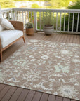 Addison Rugs Taelius Brown Washable Indoor-Outdoor Rug