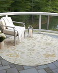 Addison Rugs Taelius Ivory Washable Indoor-Outdoor Rug